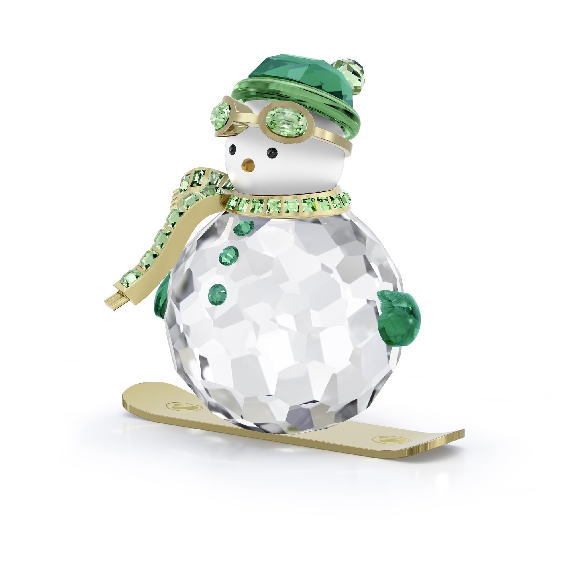 Amazon.com: Swarovski Holiday Cheers Dulcis Snowman, Green : Home